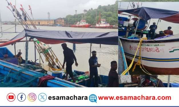 ಪ್ರಕ್ಷುಬ್ದವಾದ ಕಡಲಿನಲ್ಲಿ ಕಾರವಾರಕ್ಕೆ ದೋಣಿ (BOAT) ಬಂದಿದ್ದೇಗೆ?