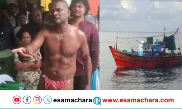 ಗೋವಾ ಗಡಿಯಲ್ಲಿ ಯಾಂತ್ರಿಕ  ಬೋಟುಗಳ ಜಲ ಯುದ್ಧ.ಠಾಣೆ ಮುಂದೆ ಅರೆಬೆತ್ತಲಾಗಿ ಮೀನುಗಾರ ಆಕ್ರೋಶ