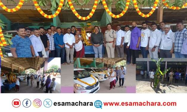 ಜಿಲ್ಲಾ ಸಶಸ್ತ್ರ ಮೀಸಲು ಪಡೆಯಲ್ಲಿ ಆಯುಧ ಪೂಜೆ ಸಂಭ್ರಮ.