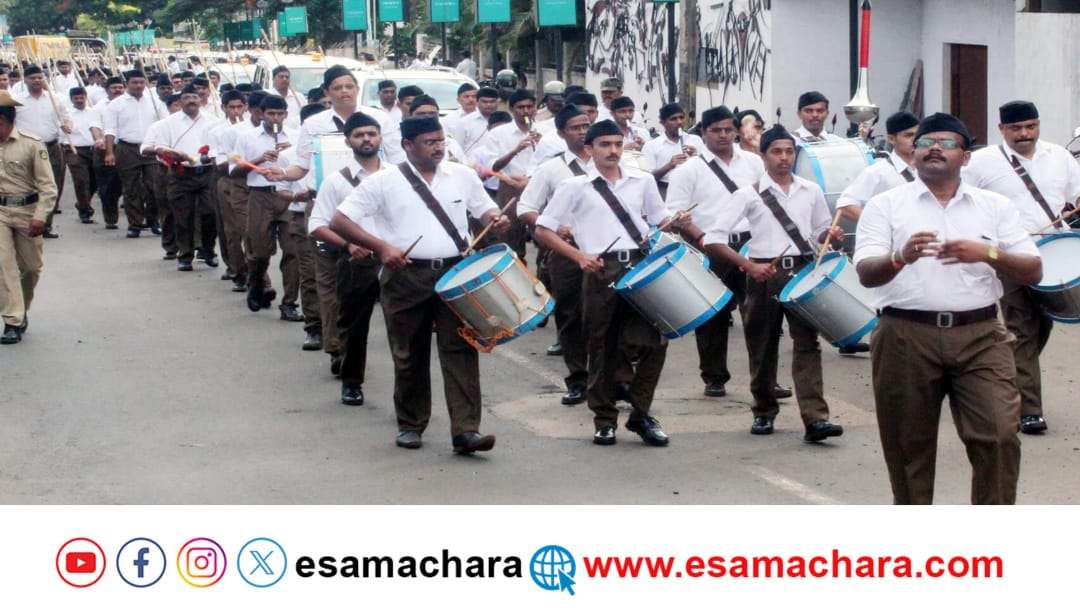 ಆರ್ ಎಸ್ ಎಸ್ ಅದ್ಭುತ ಪಥ ಸಂಚಲನಕ್ಕೆ ಸಿದ್ಧತೆ. ನೋಡುವ ತವಕದಲ್ಲಿ ಭಟ್ಕಳದ ಜನತೆ.