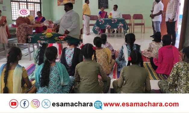 ಬಾಲ ಮಂದಿರದ ಬಾಲಕಿಯರಿಗೆ ದೀಪಾವಳಿ ಉಡುಗೊರೆ ವಿತರಿಸಿದ ಸಚಿವ ಮಂಕಾಳ ವೈದ್ಯ.