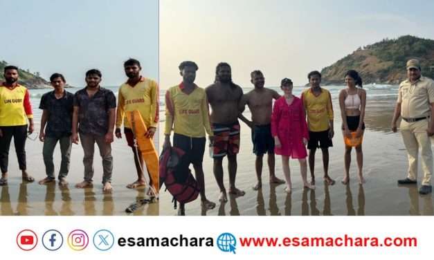 ದೀಪಾವಳಿ ಎಂಜಾಯ್ ಗೆ ಬಂದ ಆರು ಪ್ರವಾಸಿಗರು ಆಪತ್ತಿಗೆ. ದೇವರಂತೆ ಬಂದು ಕಾಪಾಡಿದ ಜೀವ ರಕ್ಷಕ ಸಿಬ್ಬಂದಿಗಳು.