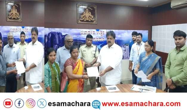 Landslide. ಶಿರೂರು ಗುಡ್ಡ ಕುಸಿತ ಘಟನೆ. ಎರಡು ಕುಟುಂಬಗಳಿಗೆ ಐದು ಲಕ್ಷ ರೂ. ಪರಿಹಾರ