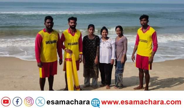 Beach Rescue/ ಕಡಲಲ್ಲಿ ಅಪಾಯಕ್ಕೆ ಸಿಲುಕಿದ ಯುವತಿಯರ ರಕ್ಷಣೆ