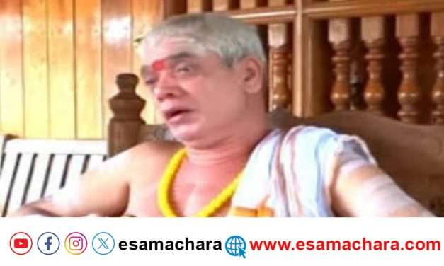 Kolluru/ ಕೊಲ್ಲೂರು ಮೂಕಾಂಬಿಕಾ ದೇವಾಲಯದ ಪ್ರಧಾನ ಅರ್ಚಕ ನಿಧನ.