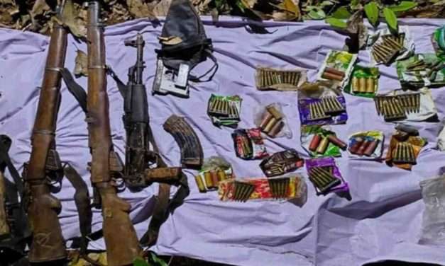 Weapons detection / ಕಾಡಿನಲ್ಲಿ ಪೊಲೀಸರ ಕಾರ್ಯಾಚರಣೆ. ಶಸ್ತ್ರಾಸ್ತ್ರಗಳು ಪತ್ತೆ.