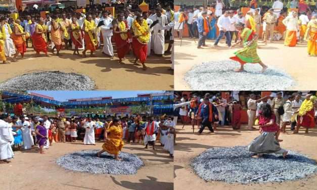 Traditional Jaatra/  ಮಹಾಸತಿಗೆ ಕೆಂಡದ ಭಕುತಿ ಪ್ರದರ್ಶಿಸಿದ ಭಕ್ತರು.