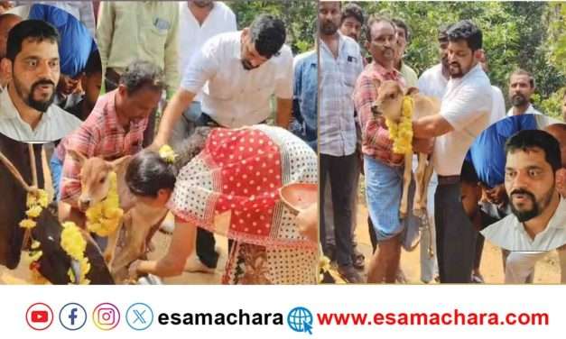 Cow Donate/ ಗೋ ಕಳೆದುಕೊಂಡ ಕುಟುಂಬಕ್ಕೆ ಪರಮಾತ್ಮನ ರೂಪದಲ್ಲಿ ಬಂದು ಆಕಳು ಕರು ನೀಡಿದ ಮಾಸ್ತಪ್ಪ ನಾಯ್ಕ.