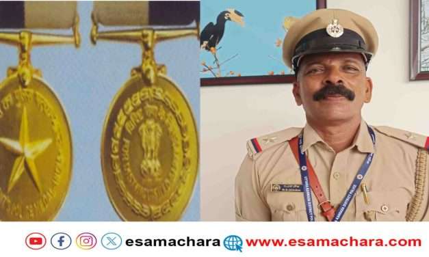 CM Medal / ತರಬೇತಿ ಪಡೆದ ಪೊಲೀಸರ ನೆಚ್ಚಿನ ಬಾಬು ಅವರಿಗೆ ಮುಖ್ಯಮಂತ್ರಿ ಪದಕ.