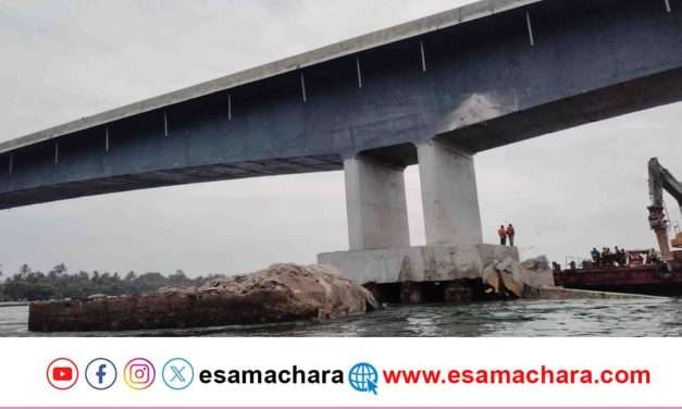 Kali Bridge/ ಕಾಳಿ ಹಳೆ ಸೇತುವೆ ತೆರವುಗೊಳಿಸುವ ವೇಳೆ ಘಟನೆ.