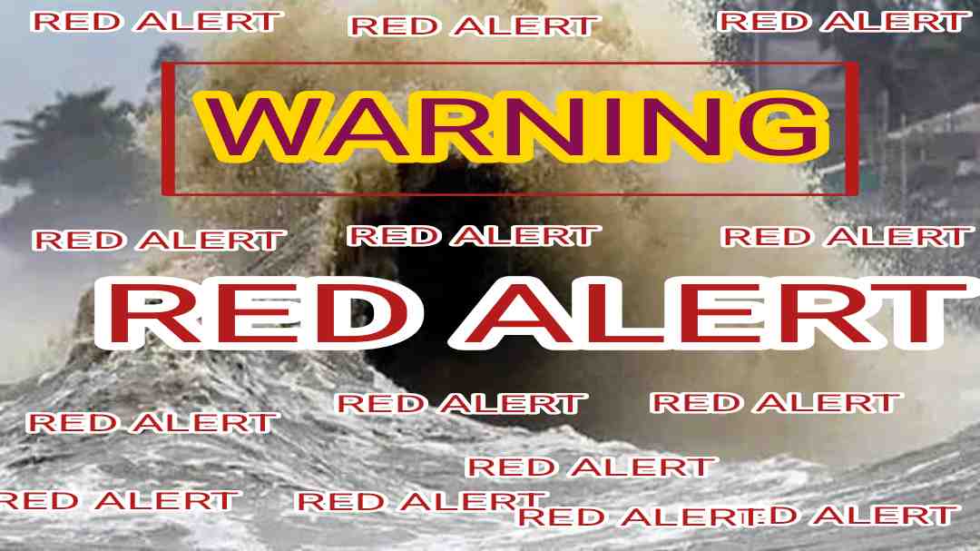 Red Alert/ ರಾಜ್ಯದ ಕರಾವಳಿ ಜಿಲ್ಲೆಗಳಿಗೆ ರೆಡ್ ಅಲರ್ಟ್. ಸಮುದ್ರಕ್ಕೆಇಳಿಯದಂತೆ ಎಚ್ಚರಿಕೆ.
