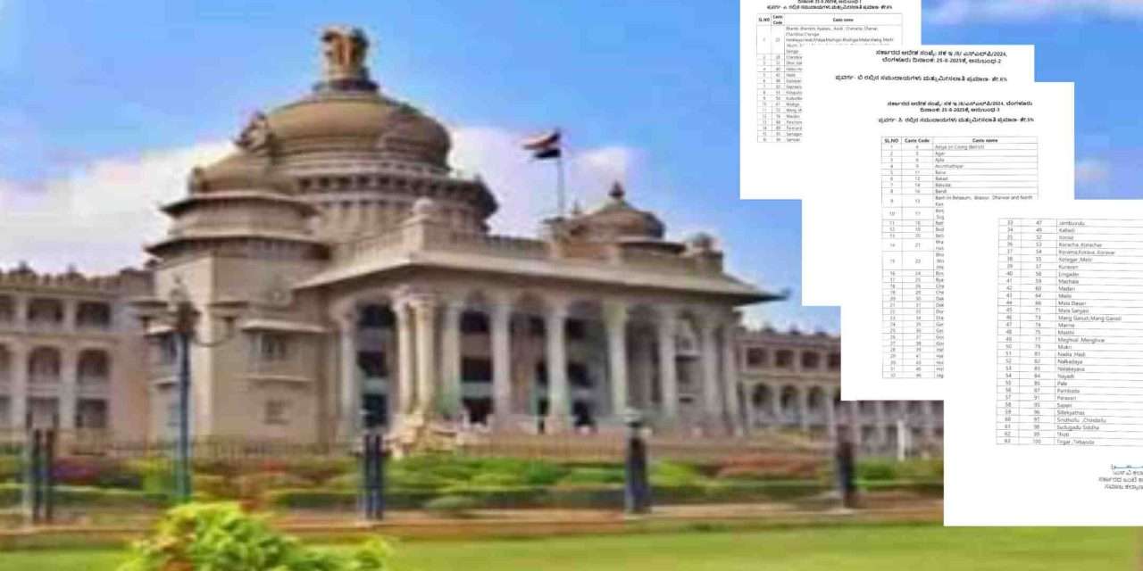 Government Order/ ಉದ್ಯೋಗ ಮತ್ತು ಶಿಕ್ಷಣದಲ್ಲಿ ಒಳ ಮೀಸಲಾತಿ ಕಲ್ಪಿಸಿ ಸರ್ಕಾರ ಅಧಿಕೃತ ಆದೇಶ