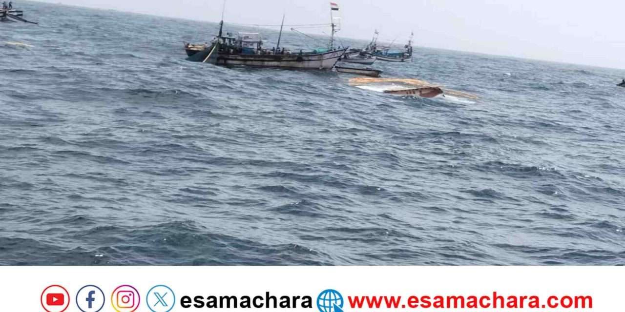 Boat Drowned/ ಅರಬ್ಬಿ ಸಮುದ್ರದಲ್ಲಿ ಬೋಟು ದುರಂತ: 30 ಮೀನುಗಾರರ ರಕ್ಷಣೆ.