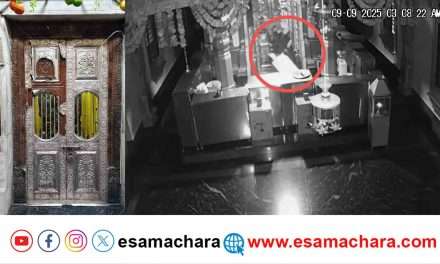 Haliyal Crime/ ದೇವಾಲಯದಲ್ಲಿ ಕಳ್ಳರ ಕರಾಮತ್ತು. ಲಕ್ಷಾಂತರ ರೂ. ಮೌಲ್ಯದ ಬೆಳ್ಳಿ  ಕಳ್ಳತನ.
