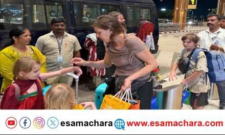 Foreign Women/ ಗೋಕರ್ಣದ ಗುಹೆಯಲ್ಲಿ ಮಕ್ಕಳೊಂದಿಗೆ ಸಿಕ್ಕ ರಷ್ಯಾ ಮಹಿಳೆ ಸುರಕ್ಷಿತವಾಗಿ ತಾಯ್ನಾಡಿಗೆ.