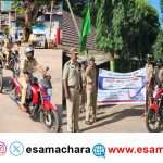 Police Awareness/ ಬೈಕ್ ರೈಡ್ ಮಾಡಿ ಹೆಲ್ಮೆಟ್ ಬಗ್ಗೆ ಜಾಗೃತಿ ಮೂಡಿಸಿದ ಎಸ್ಪಿ ದೀಪನ್. ಪೊಲೀಸರಿಂದ ರ‌್ಯಾಲಿ.
