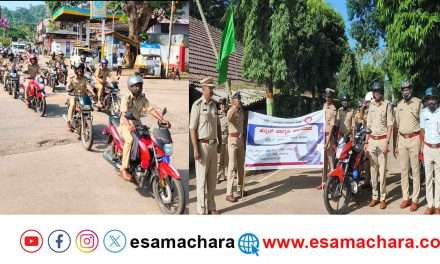 Police Awareness/ ಬೈಕ್ ರೈಡ್ ಮಾಡಿ ಹೆಲ್ಮೆಟ್ ಬಗ್ಗೆ ಜಾಗೃತಿ ಮೂಡಿಸಿದ ಎಸ್ಪಿ ದೀಪನ್. ಪೊಲೀಸರಿಂದ ರ‌್ಯಾಲಿ.