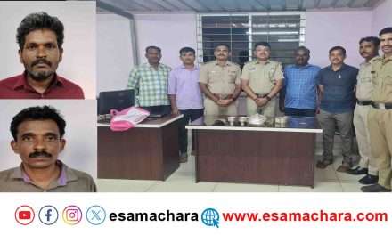 Theives Arrest: ದೇವಸ್ಥಾನದಲ್ಲಿ ನಡೆದ ಕಳ್ಳತನ ಪ್ರಕರಣ ಬಯಲು – ಇಬ್ಬರು ಆರೋಪಿತರ ಬಂಧನ