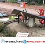 Checkpost/ ರಾ. ಹೆದ್ದಾರಿಯಲ್ಲಿರುವ ಚೆಕ್ ಪೋಸ್ಟ್ ಜಖಂ. ಘಟನೆ ಹೊಣೆ ಹೊರುವವರಾರು?