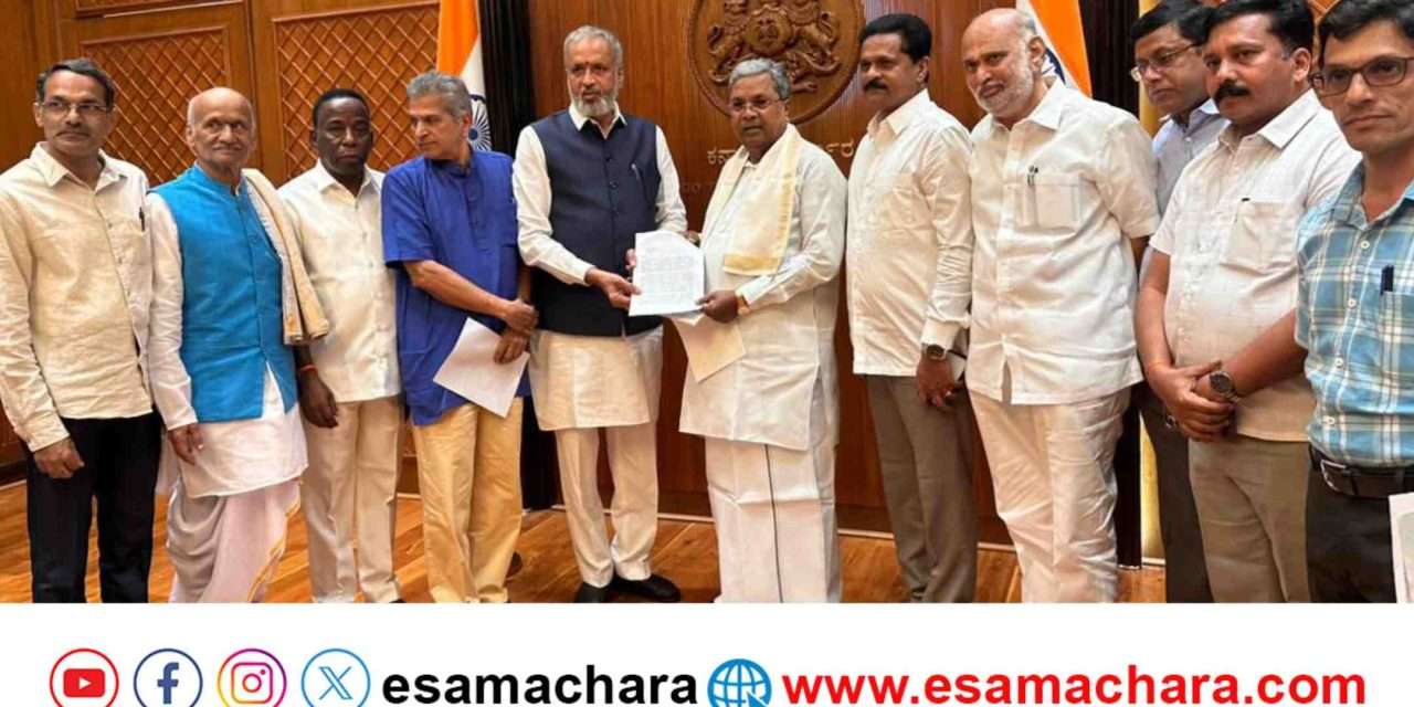 Deligation CM Visit/ ಸಂಸದ ಕಾಗೇರಿ, ಶಾಸಕ ಹೆಬ್ಬಾರ್ ನೇತೃತ್ವದಲ್ಲಿ ನಿಯೋಗ ಸಿಎಂ ಭೇಟಿ. ಶರಾವತಿ, ನದಿ ತಿರುವು  ಯೋಜನೆ ಬಗ್ಗೆ ಚರ್ಚೆ.