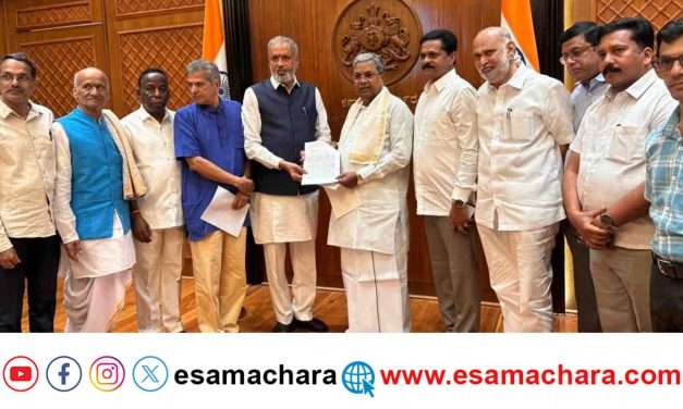 Deligation CM Visit/ ಸಂಸದ ಕಾಗೇರಿ, ಶಾಸಕ ಹೆಬ್ಬಾರ್ ನೇತೃತ್ವದಲ್ಲಿ ನಿಯೋಗ ಸಿಎಂ ಭೇಟಿ. ಶರಾವತಿ, ನದಿ ತಿರುವು  ಯೋಜನೆ ಬಗ್ಗೆ ಚರ್ಚೆ.