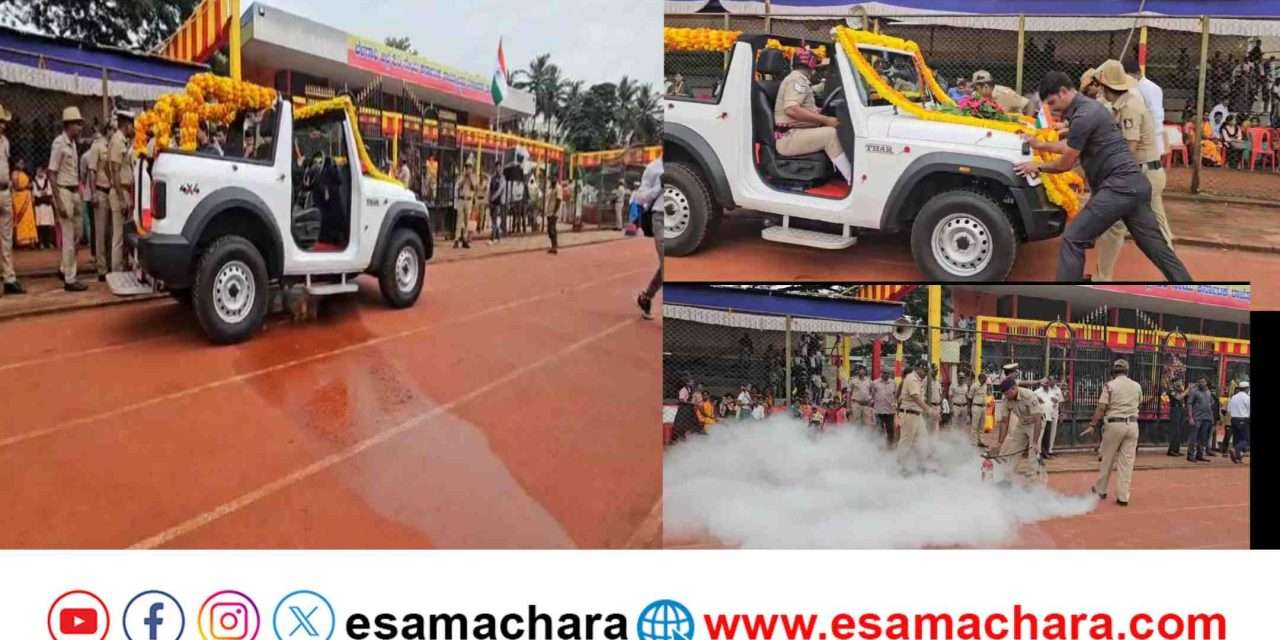 Diesel leakage/   ರಾಜ್ಯೋತ್ಸವ ಸಂದರ್ಭದಲ್ಲಿ ಜಿಲ್ಲಾ ಕ್ರೀಡಾಂಗಣದಲ್ಲಿ ತಪ್ಪಿದ ಅನಾಹುತ.