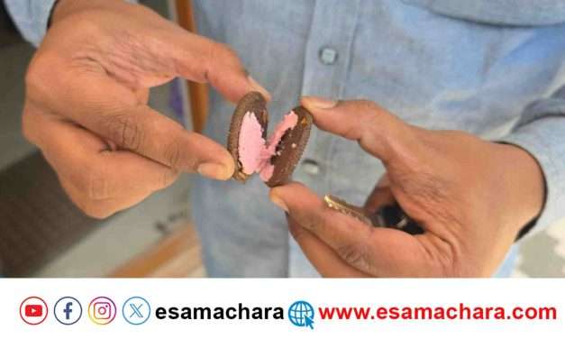 Worm detection/  ಪೋಷಕರೇ ಮಕ್ಕಳಿಗೆ ಆಹಾರ ನೀಡುವ ಮೊದಲು ಎಚ್ಚರ! ಬಿಸ್ಕೇಟ್ ನಲ್ಲಿ ಹುಳು ಪತ್ತೆ.