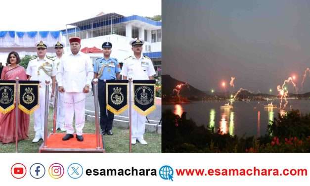 Navy Day/ ಕಾರವಾರದಲ್ಲಿ ಭಾರತೀಯ ನೌಕಾ ದಿನಾಚರಣೆ. ನೌಕಾ ಸಿಬ್ಬಂದಿಗಳಿಂದ ಆಕರ್ಷಕ ಬೀಟಿಂಗ್ ರಿಟ್ರೀಟ್.