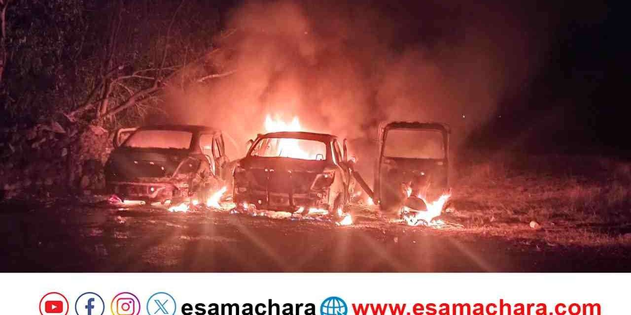 Karwar Fire/ ಕಾರವಾರದಲ್ಲಿ ಅಗ್ನಿ ಅವಘಢ. ಆಟೋರಿಕ್ಷಾ ಸ್ಪೋಟ. ಕಾರುಗಳು ಭಸ್ಮ