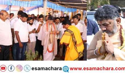 God bless/ ​ದೇವಿಯ ಮುಂದೆ ತಲೆ ಬಾಗಿದ ಕನಕಪುರ ಬಂಡೆ. ಇನ್ನೊಂದು ತಿಂಗಳಲ್ಲಿ ಬಾರೀ ಕುತೂಹಲ.