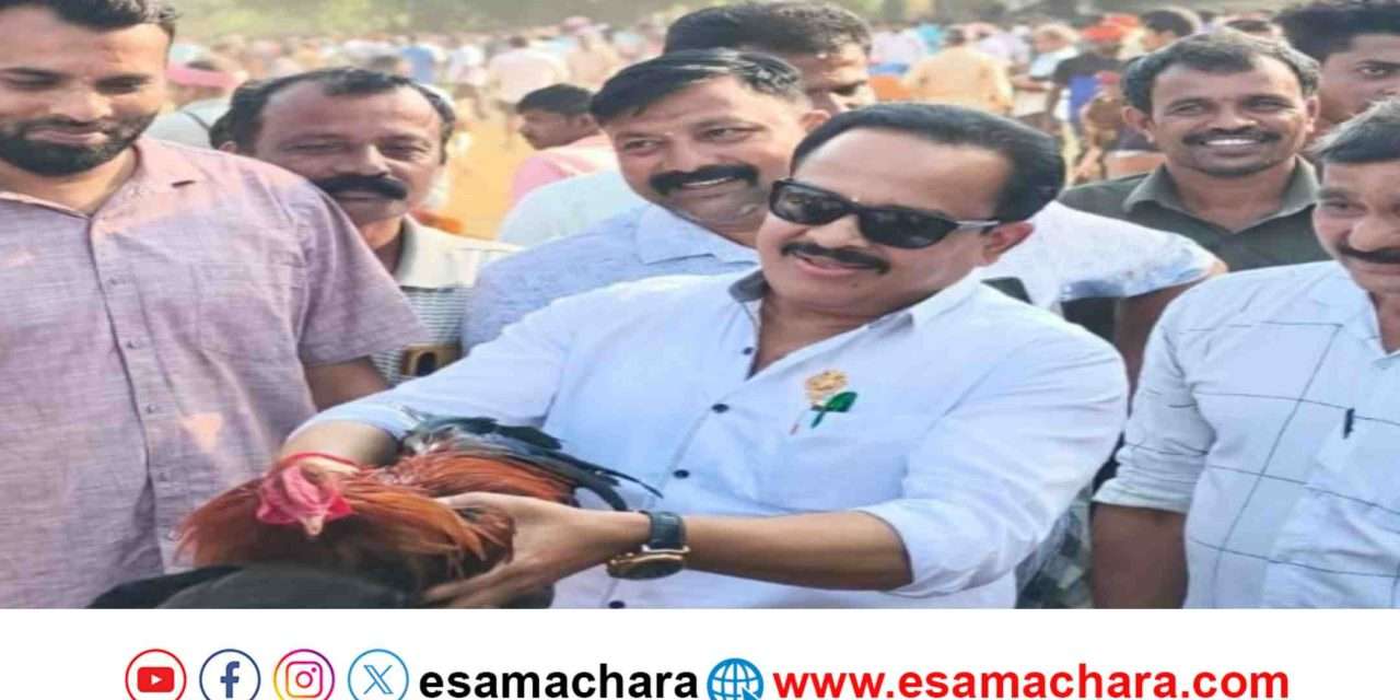 Illegal Game/ ಕೋಳಿ ಪಡೆಗೆ ಪ್ರಚೋದನೆ. ಶಾಸಕ ಸೇರಿ‌ 16 ಜನರ ಮೇಲೆ ಪ್ರಕರಣ.