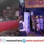 Fire/ ವಿದ್ಯುತ್ ಶಾರ್ಟ್ ಸರ್ಕ್ಯೂಟ್‌ನಿಂದ ಅಂಗಡಿಗೆ ಬೆಂಕಿ. ಲಕ್ಷಾಂತರ ರೂ. ನಷ್ಟ