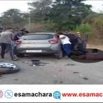 Accident/ ಕಾರುಗಳ ನಡುವೆ ಭೀಕರ ಅಪಘಾತ, ಇಬ್ಬರ ದುರ್ಮರಣ. ಇನ್ನಿಬ್ಬರು ಗಂಭೀರ.