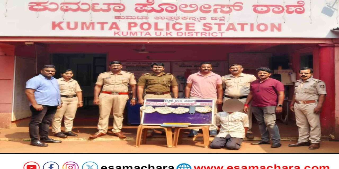 Arrest/ ಮನೆ ಕಳವು ಪ್ರಕರಣ ಭೇದಿಸಿದ ಪೊಲೀಸರು. 24 ಗಂಟೆಯೊಳಗೆ ಆರೋಪಿ ಬಂಧನ
