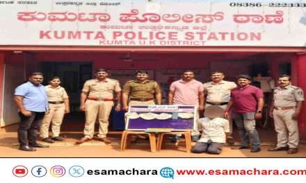 Arrest/ ಮನೆ ಕಳವು ಪ್ರಕರಣ ಭೇದಿಸಿದ ಪೊಲೀಸರು. 24 ಗಂಟೆಯೊಳಗೆ ಆರೋಪಿ ಬಂಧನ