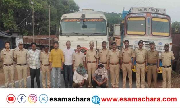 Exice News/ ಅಬಕಾರಿ ಕಾರ್ಯಾಚರಣೆ. ಸ್ಪೀರಿಟ್ ತುಂಬಿದ ಎರಡು ಟ್ಯಾಂಕರ್ ಗೆ ಬ್ರೇಕ್.  ಇಬ್ಬರ ಬಂಧನ