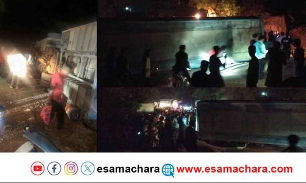 Honnavar Accident/ ಗೇರುಸೊಪ್ಪ ಬಳಿ ಖಾಸಗಿ ಬಸ್ ಪಲ್ಟಿ. ಹಲವು ಪ್ರಯಾಣಿಕರಿಗೆ ಗಾಯ.