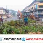 Tree felldown/ ಕಾರವಾರ ನಗರದಲ್ಲಿ ಬಿದ್ದ ಬಾರೀ ಗಾತ್ರದ ಮರದ ಟೊಂಗೆ. ತಪ್ಪಿದ ದುರಂತ.