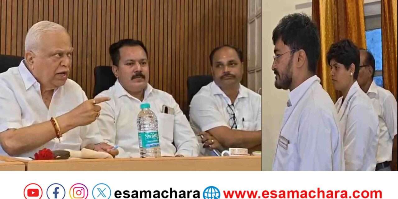 Hospital Corruption/ ಸರ್ಕಾರಿ ಆಸ್ಪತ್ರೆಯಲ್ಲಿ  ಹೆರಿಗೆಗಾಗಿ ಹಣ ಪಡೆಯುತ್ತಿರುವ ಆರೋಪ. ವೈದ್ಯರನ್ನು ತರಾಟೆಗೆ ತೆಗೆದುಕೊಂಡ ದೇಶಪಾಂಡೆ.