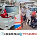 Accident/ ನಿಂತಿದ್ದ ಕಂಟೈನರ್‌ಗೆ ಎರ್ಟಿಗಾ ಕಾರು ಡಿಕ್ಕಿ.  ತಾಯಿ-ಮಗಳು ದುರ್ಮರಣ