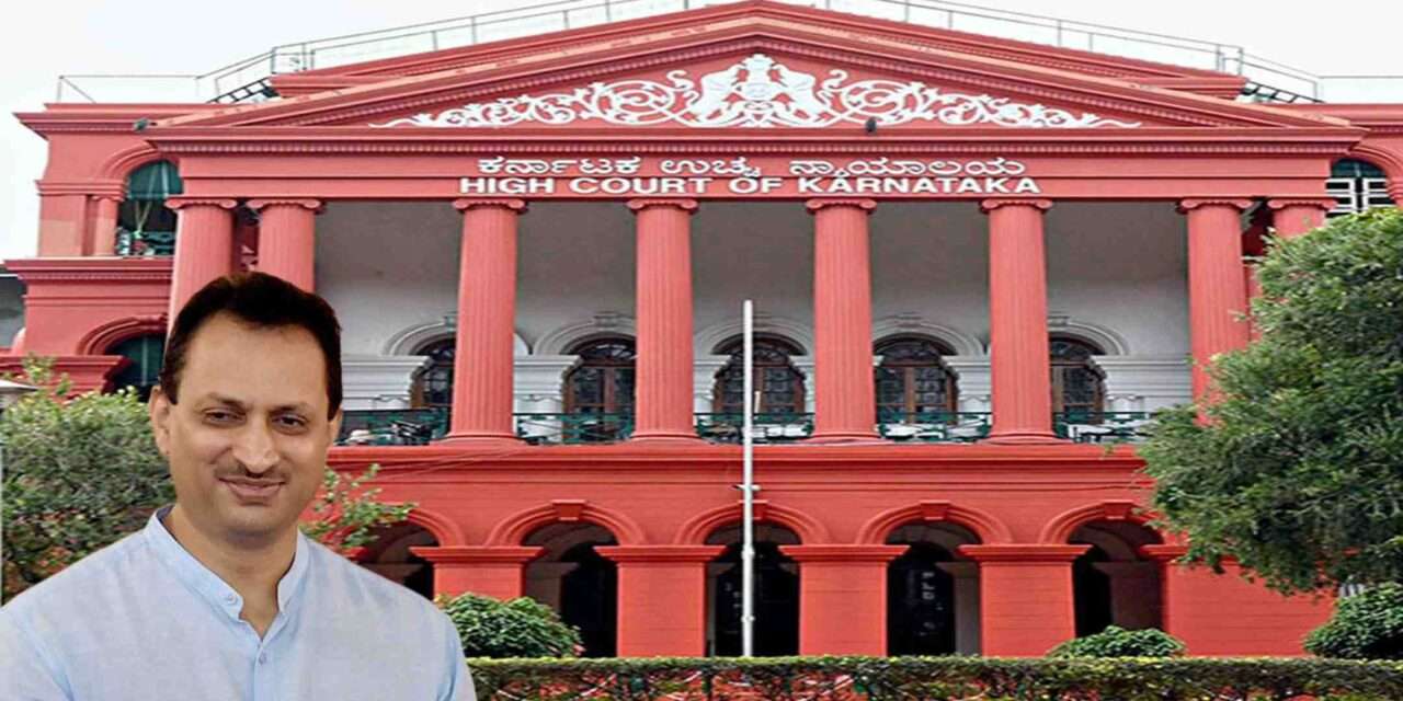 Dabaspet Case/ ವಿದೇಶದಲ್ಲಿ ವ್ಯಾಸಂಗ ಮಾಡುತ್ತಿರುವ ಪುತ್ರನ ಹೆಸರು  ಕೈಬಿಡುವಂತೆ‌ ನ್ಯಾಯಾಲಯಕ್ಕೆ ಅನಂತಕುಮಾರ್‌ ಹೆಗಡೆ  ಮನವಿ.