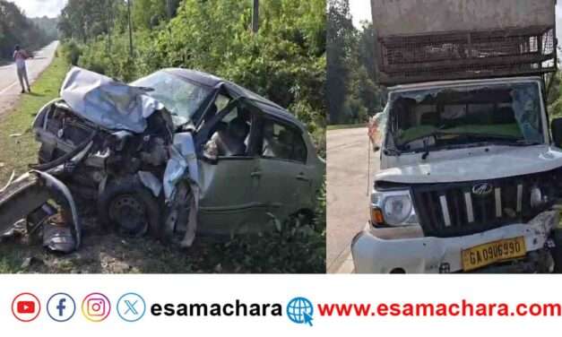 Accident/ ಜೋಯಿಡಾ ತಿನೆಘಾಟ್‌ನಲ್ಲಿ ಭೀಕರ ರಸ್ತೆ ಅಪಘಾತ : ಇಬ್ಬರು ಸಾವು, ಮೂವರಿಗೆ ಗಂಭೀರ ಗಾಯ