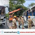 Bus Overturns/ ಅಂಕೋಲಾದಲ್ಲಿ ಖಾಸಗಿ ಬಸ್ ಪಲ್ಟಿ: ಓರ್ವ ಸಾವು, ಹಲವರಿಗೆ ಗಾಯ