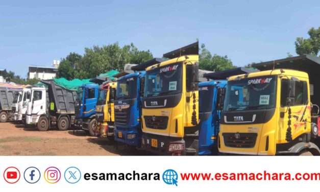 RTO Raid/  ಓವರ್ ಲೋಡ್ ಲಾರಿಗಳ ವಿರುದ್ಧ ಆರ್ಟಿಒ ಕಾರ್ಯಾಚರಣೆ, 17 ಲಾರಿಗಳ ವಶ