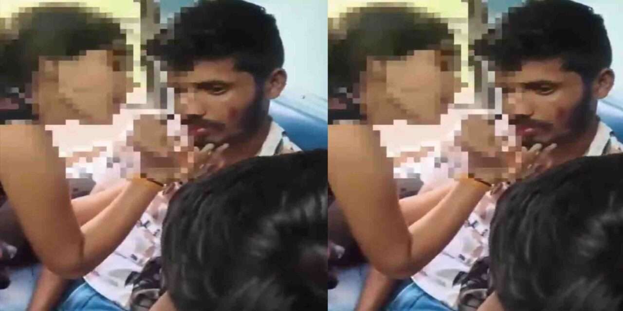 Harrased/ ಅಂಕೋಲಾವಲ್ಲ, ಅಕೋಲಾ ನಡುವಿನ ಪ್ಯಾಸೆಂಜರ್ ರೈಲಿನಲ್ಲಿ ಯುವಕನಿಗೆ ಲಿಪ್‌ಸ್ಟಿಕ್ ಹಚ್ಚಿ, ಬಳೆ ತೊಡಿಸಿ ಶಿಕ್ಷೆ.