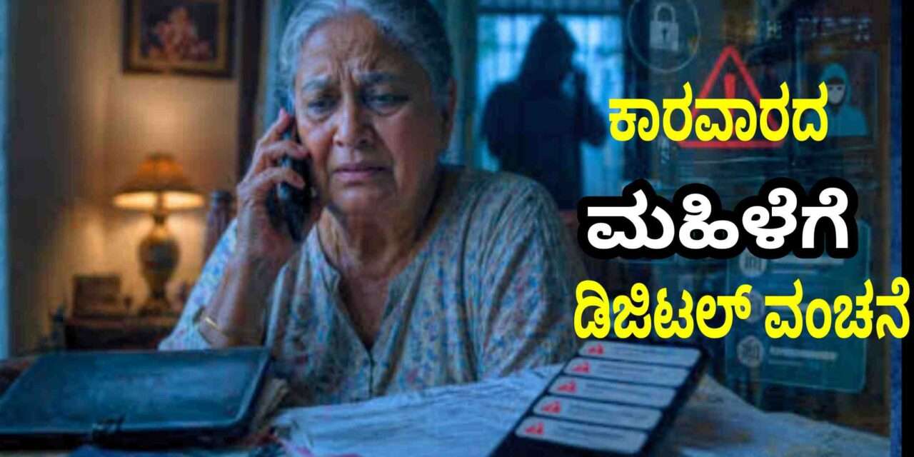 Digital Scam/ ಕಾರವಾರದ ಮಹಿಳೆಗೆ ಬಾರೀ ಡಿಜಿಟಲ್ ವಂಚನೆ. ಒಂದುವರೆ ಕೋಟಿ ಕಳೆದುಕೊಂಡ ವೃದ್ಧೆ.