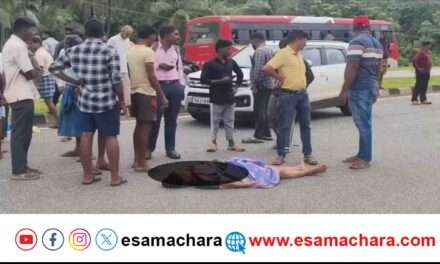 Accident/ ರಸ್ತೆ ದಾಟುತ್ತಿದ್ದ ಮಹಿಳೆಗೆ ಕಾರು ಡಿಕ್ಕಿ: ಸ್ಥಳದಲ್ಲೇ ಸಾವು