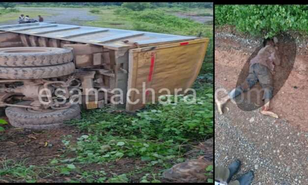 Accident/ ಕ್ರಶರ್‌ ಸಮೀಪವೇ ದುರಂತ. ಲಾರಿ ಹರಿದು ಚಾಲಕ ಸಾವು