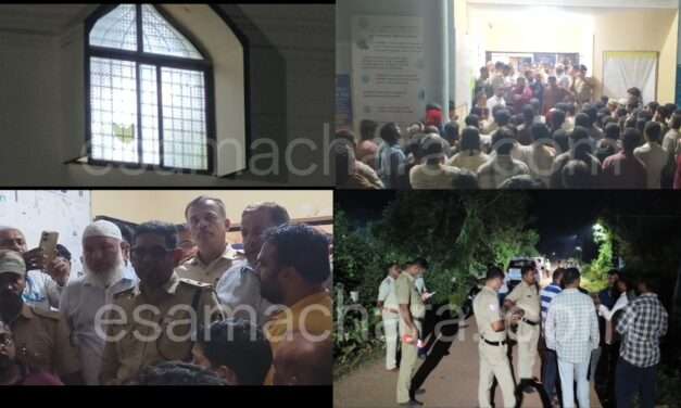 Bhatkal News/ ಭಟ್ಕಳದಲ್ಲಿ ಮೆರವಣಿಗೆ ವೇಳೆ ಮಸೀದಿ, ಮದರಸಾ ಮೇಲೆ ಕಲ್ಲು ತೂರಾಟ – ದೂರು ದಾಖಲು