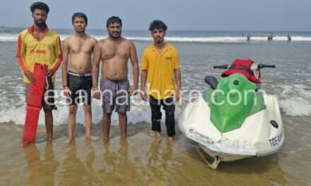 Rescue/ ಸಮುದ್ರದ ಅಲೆಗೆ ಕೊಚ್ಚಿ ಹೋಗುತ್ತಿದ್ದ ಇಬ್ಬರು ಪ್ರವಾಸಿಗರ ಸಾಹಸಮಯದಿಂದ ರಕ್ಷಣೆ!